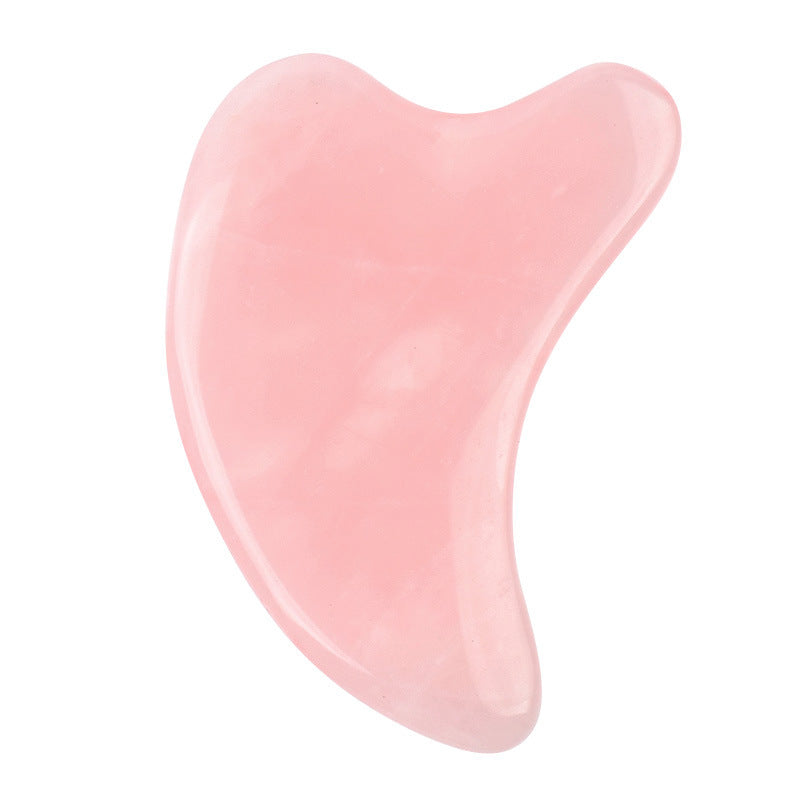 Rose Quartz Gua Sha – Natural Massage Stone