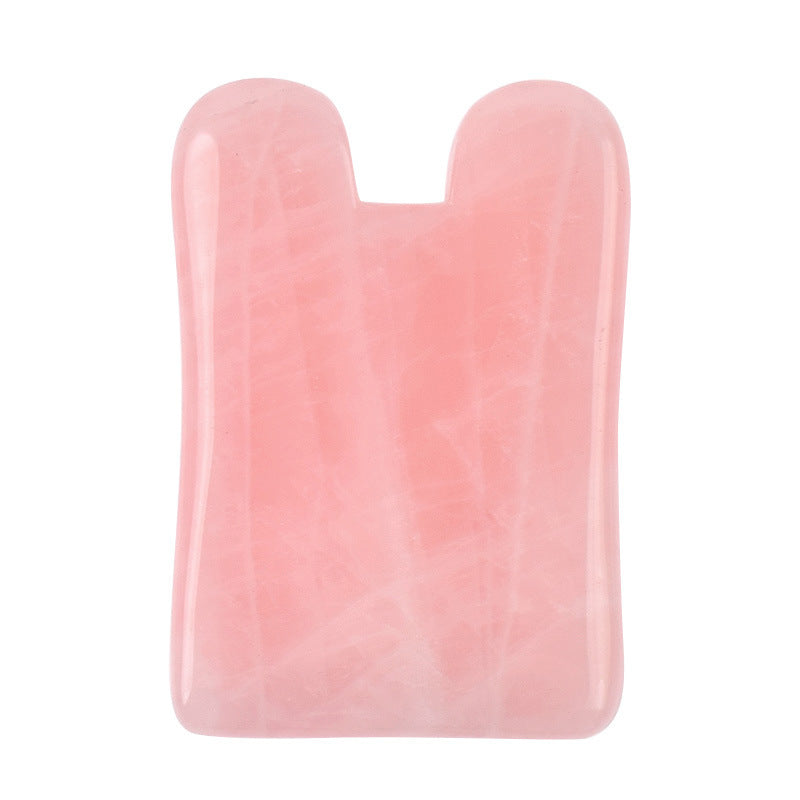 Rose Quartz Gua Sha – Natural Massage Stone