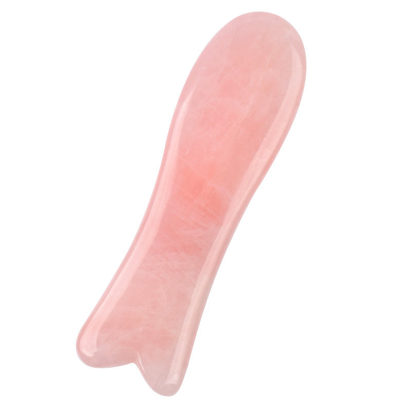 Rose Quartz Gua Sha – Natural Massage Stone