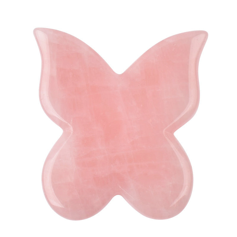Rose Quartz Gua Sha – Natural Massage Stone