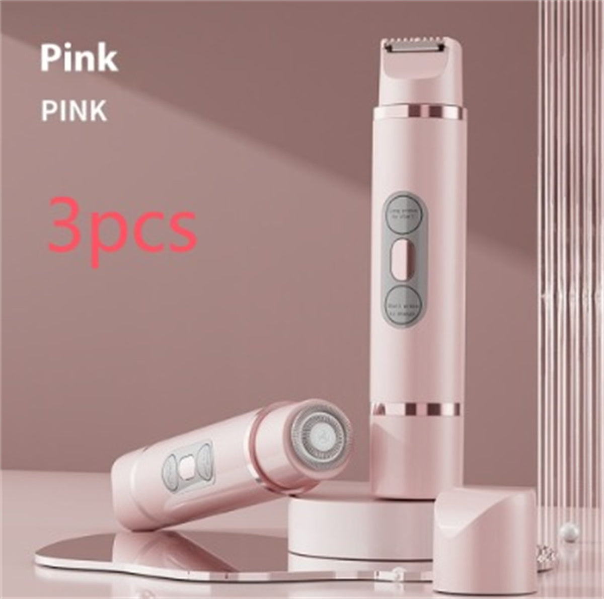Dual-Head Electric Shaver Painless Women's Epilator Bikini Hair Removal Device Automatic Hair Trimmer Underarm Facial Lips Leg